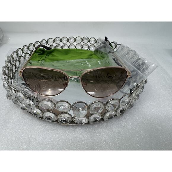 Fab Fit Fun X Kate Spade New York Emmaline Sunglasses Rose Gold New - Picture 1 of 6